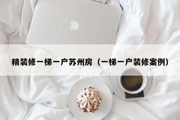精装修一梯一户苏州房（一梯一户装修案例）
